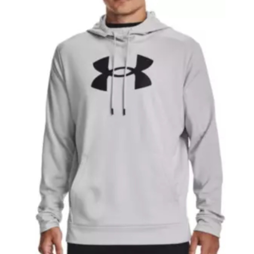 NWT Under Armour Men's Armour Fleece Big Logo Hoodie Large - Picture 1 of 7